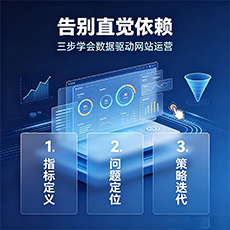 宁德建站-告别直觉依赖：三步学会数据驱动网站运营