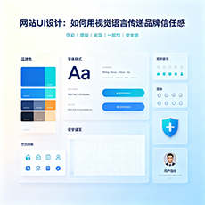 宁德建站-网站UI设计：如何用视觉语言传递品牌信任感